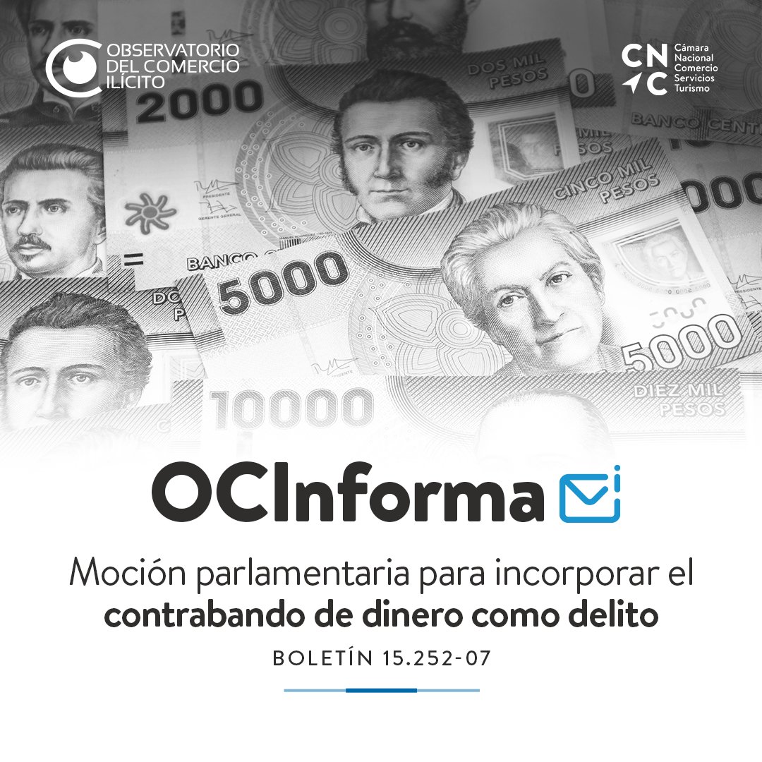 CamaraNacional's tweet photo. En relación al #contrabandodedinero solo existe la sanción por su infracción.

En 2023 se presentó en el Senado una moción  para incorporar esta conducta dentro de la figura del delito de #contrabando.

Revisa  este link para más información 👉🏻https://t.co/D1FkPg0TPW https://t.co/GnYw7vNtJO