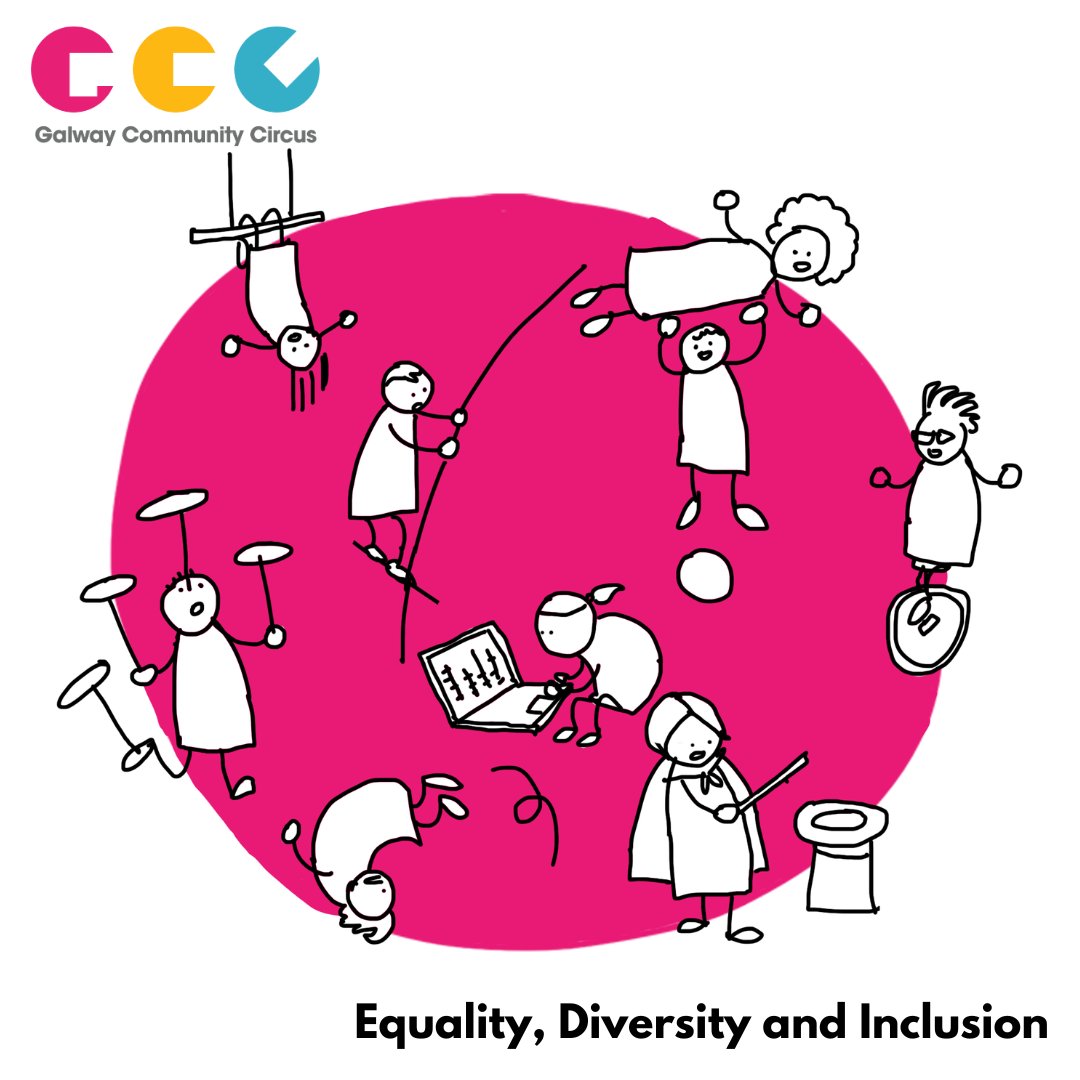 At Galway Community Circus, we believe in the strength of diversity and aim to create a sense of belonging for everyone who takes part in our Circus. We are delighted to launch our Equality, Diversity & Inclusion Policy. Read more: bit.ly/GCC-EDI-policy