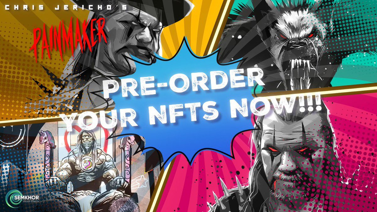 Did you pre-order your Painmaker NFTs? Join us now on the this intergalactic journey. The painmaker universe awaits you! thepainmakerproject.com discord.gg/tDGEnPWd #blockchain #NFT #web3 #wwe