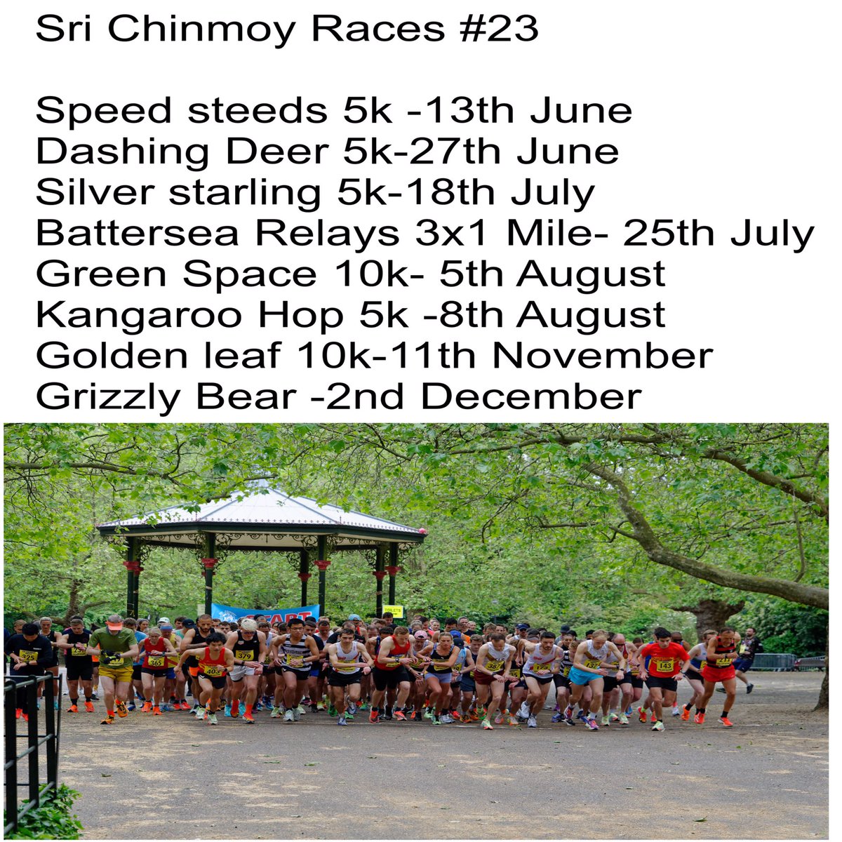 Race to the finish line in 2023! Don't miss the most exhilarating race of the year. Book your spot now or join in the excitement to cheer on your loved ones. Be part of the action and feel the rush!
#srichinmoy #srichinmoyraces #fun #SummerVibes #summer #summerunning