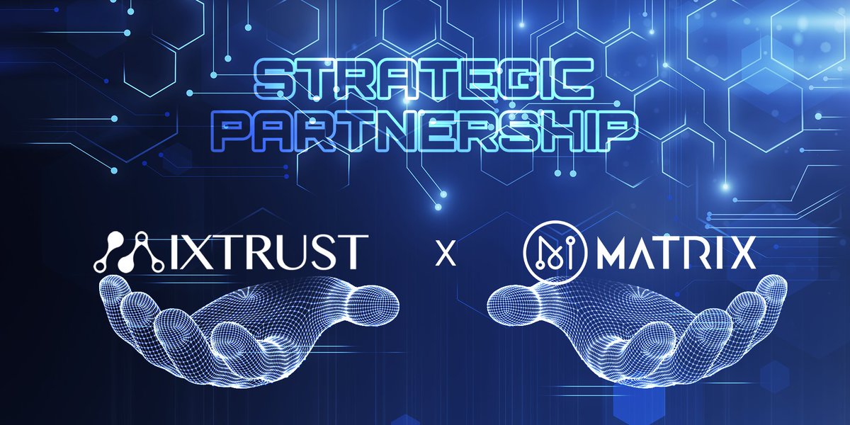 📢Thrilled to announce our Strategic Partnership <a href="/MatrixAINetwork/">Matrix AI Network</a>

🔹Matrix AI Network has entered the Matrix 3.0 blending neuroscience with their previous work to realize the vision of the Matrix films

Let's explore more applications of NLP models!🚀
#MixTrust #MixGPT #Web3