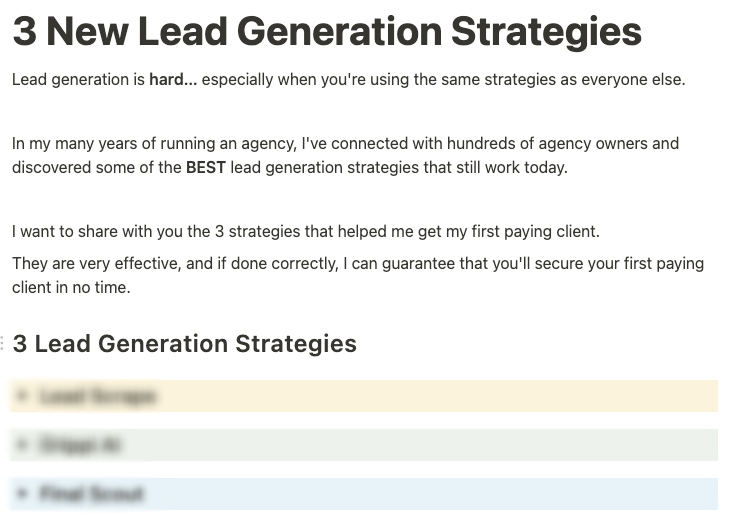 I reach out to 500 people every day for my agency using 3 secret strategies.

And for the 1st time ever, I'm exposing my secrets.

I made a complete guide that breaks down my strategies step-by-step

Like,  RT and Comment "3" and I'll send it for FREE

(must be following)