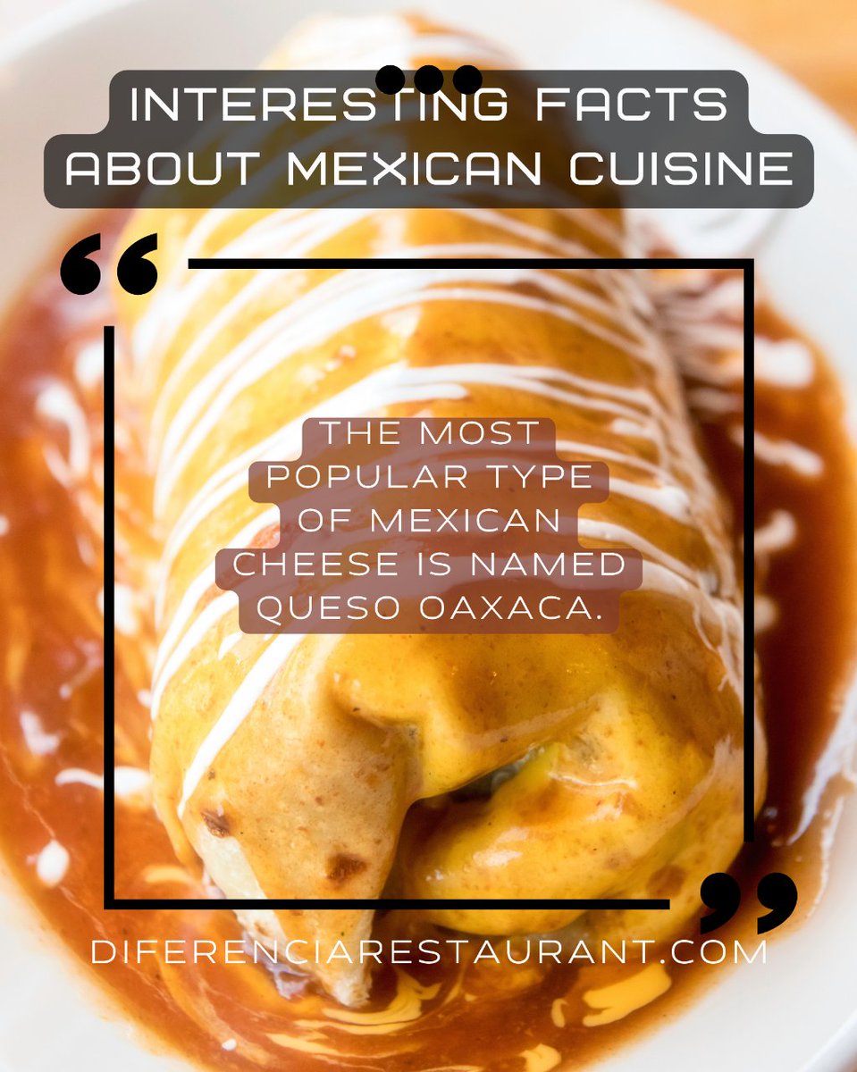 The most popular type of Mexican cheese is named queso Oaxaca.
.
.
.
#mexicancuisine #sanmigueldeallende #mexican #taco #newhavenct #ladiferenciact