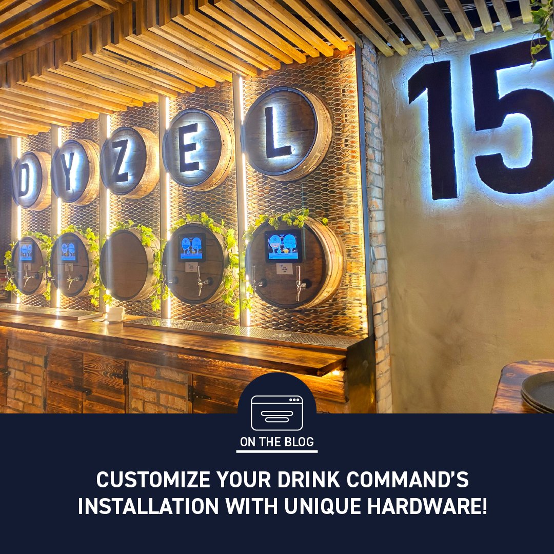 DrinkCommand's tweet image. Tap handles and faucets are kegerators' and tap walls' unique key components. With Drink Command, guests can pour their own drinks while operators customize the taps and faucets to match the location's theme and design philosophy, creating an unforgettable experience.