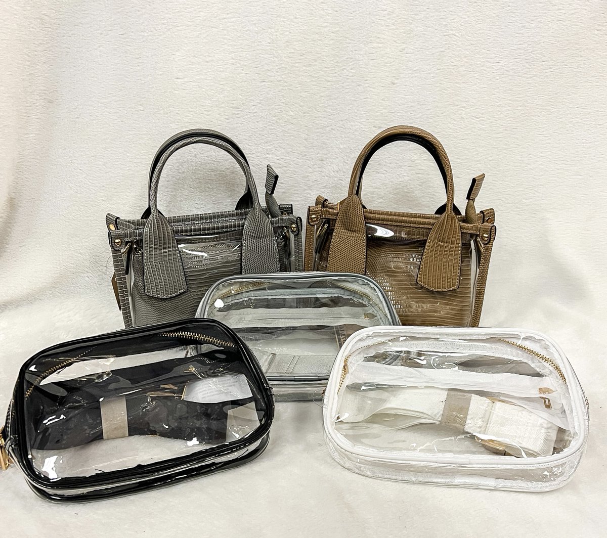 If you need a clear bag we’ve got options! We LOVE the belt bags 😍 #stephenville #shopbarefoot #tarleton