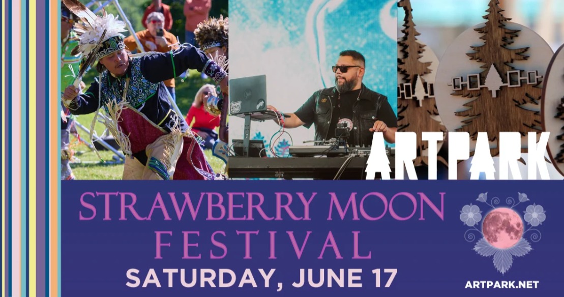 CanadaNY's tweet image. Enjoy music, dance, games and an artisan market this weekend, June 17th, for the Strawberry Moon Festival at @ArtparkNY! Celebrate indigenous culture from Western New York and Canada as they honor the beginning of a new season. 

ow.ly/E7aO50OMhM6