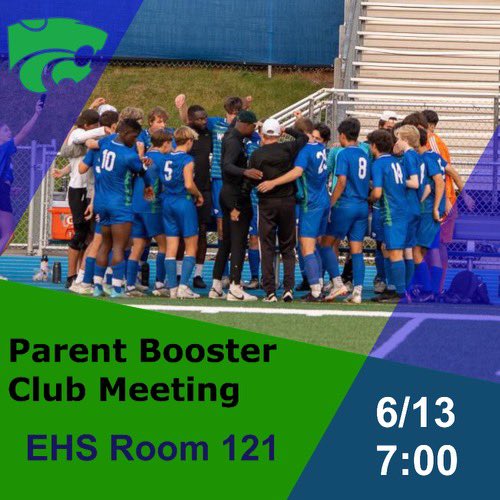 Booster club meeting tonight! Please join us to learn more about the upcoming season!