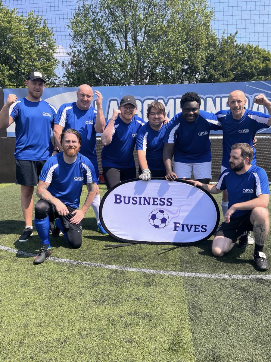 Welcome <a href="/OASISGroup_IS/">OASIS Group</a> to our #biz5s event in Southampton⚽️

#footballforgood #charity #networking