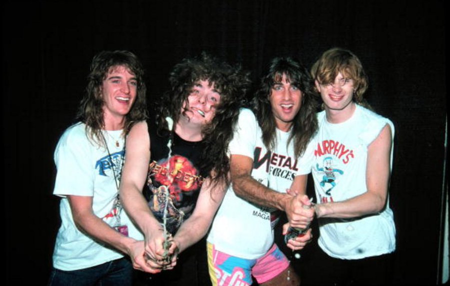 Megadeth, 1988. Photo by Jim Steinfeldt.