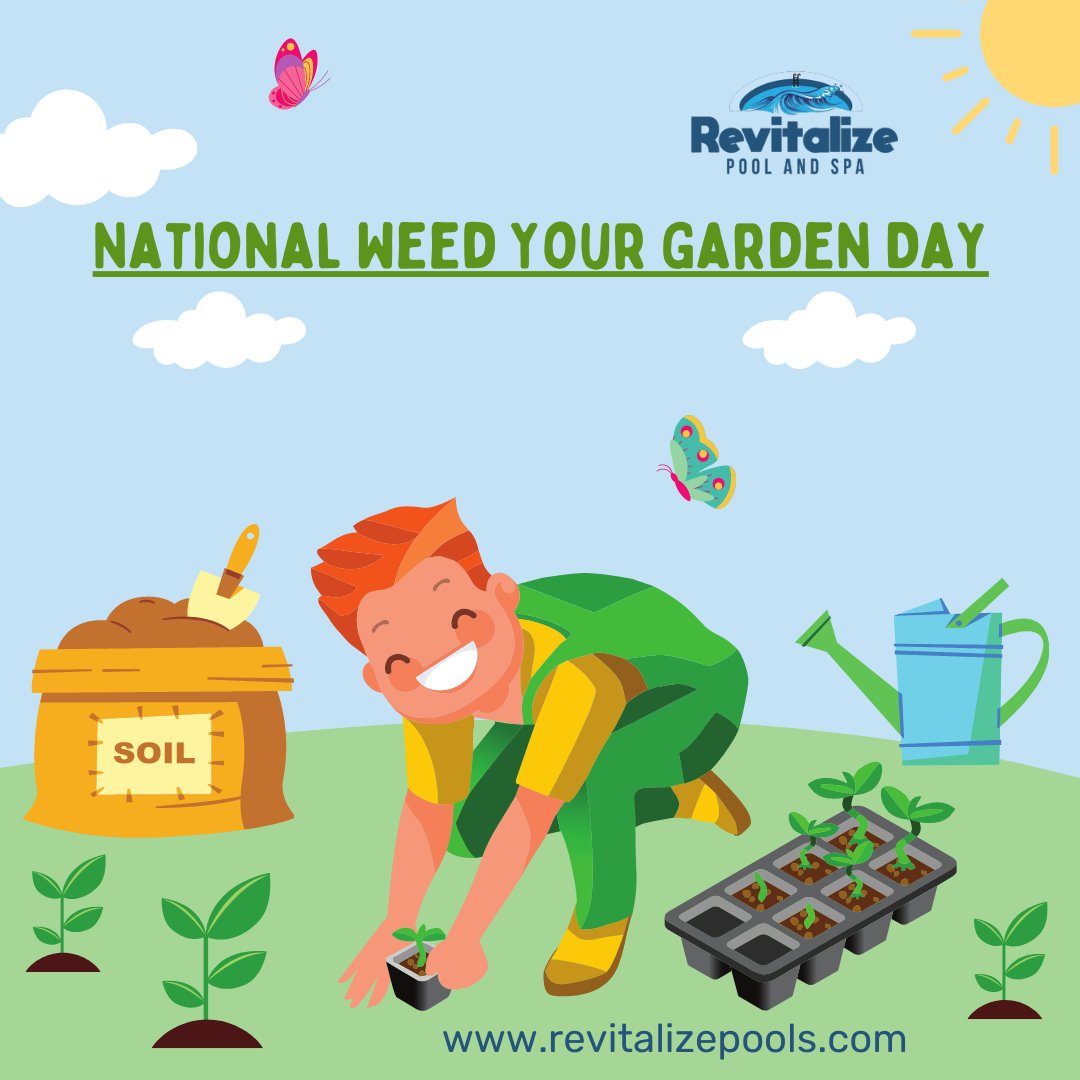 Happy National Weed Your Garden Day! Take some time today to nurture your plants and keep those pesky weeds at bay 🌻🌱 #nationalweedyourgardenday #gardeninggoals