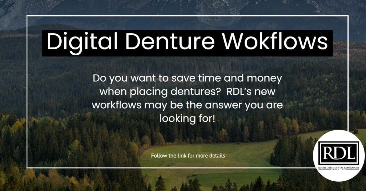 RvilleDentalLab's tweet photo. Do you want to save time when placing dentures? If so RDL's digital denture workflows may be the answer you are looking for. Follow the link for details on all of our workflows!

https://t.co/6Z5Yf1dwK5

#digitaldenture
#dentalassistant
#dentist https://t.co/TSJO650e7F