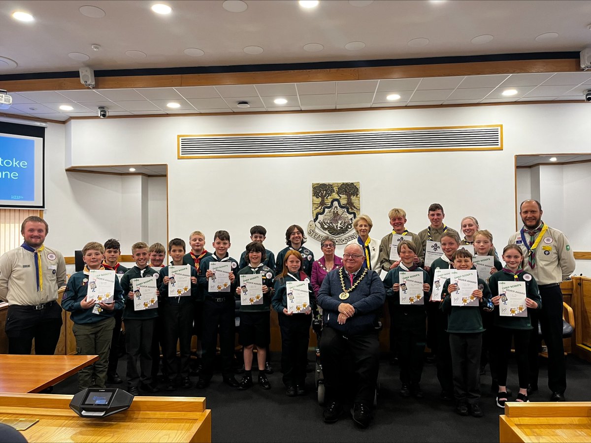 Mayor of Basingstoke and Deane 2023/24 (@basingmayor) on Twitter photo Lovely to present these brilliant young people from <a href="/BasingstokeWest/">BasingstokeWest</a> with their Chief Scout Award certificates. Congratulations to you all. <a href="/UkScouting/">UKScouting</a> Lovely to present these brilliant young people from <a href="/BasingstokeWest/">BasingstokeWest</a> with their Chief Scout Award certificates. Congratulations to you all. <a href="/UkScouting/">UKScouting</a>