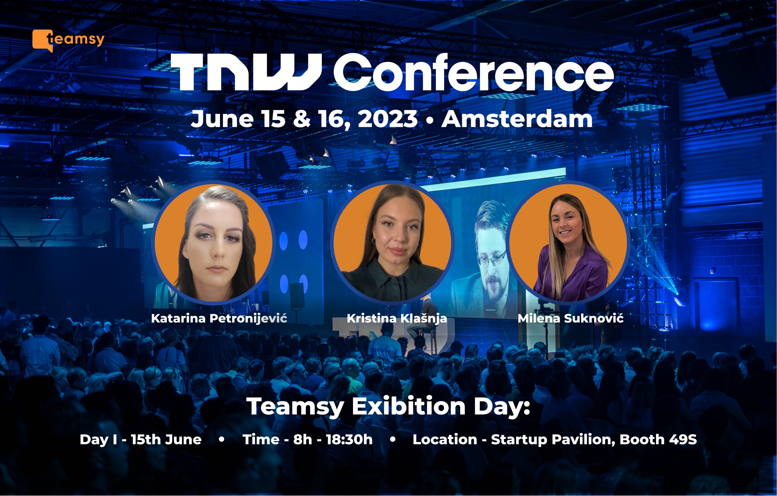 Teamsy on Twitter "We're attending thenextweb conference in Amsterdam