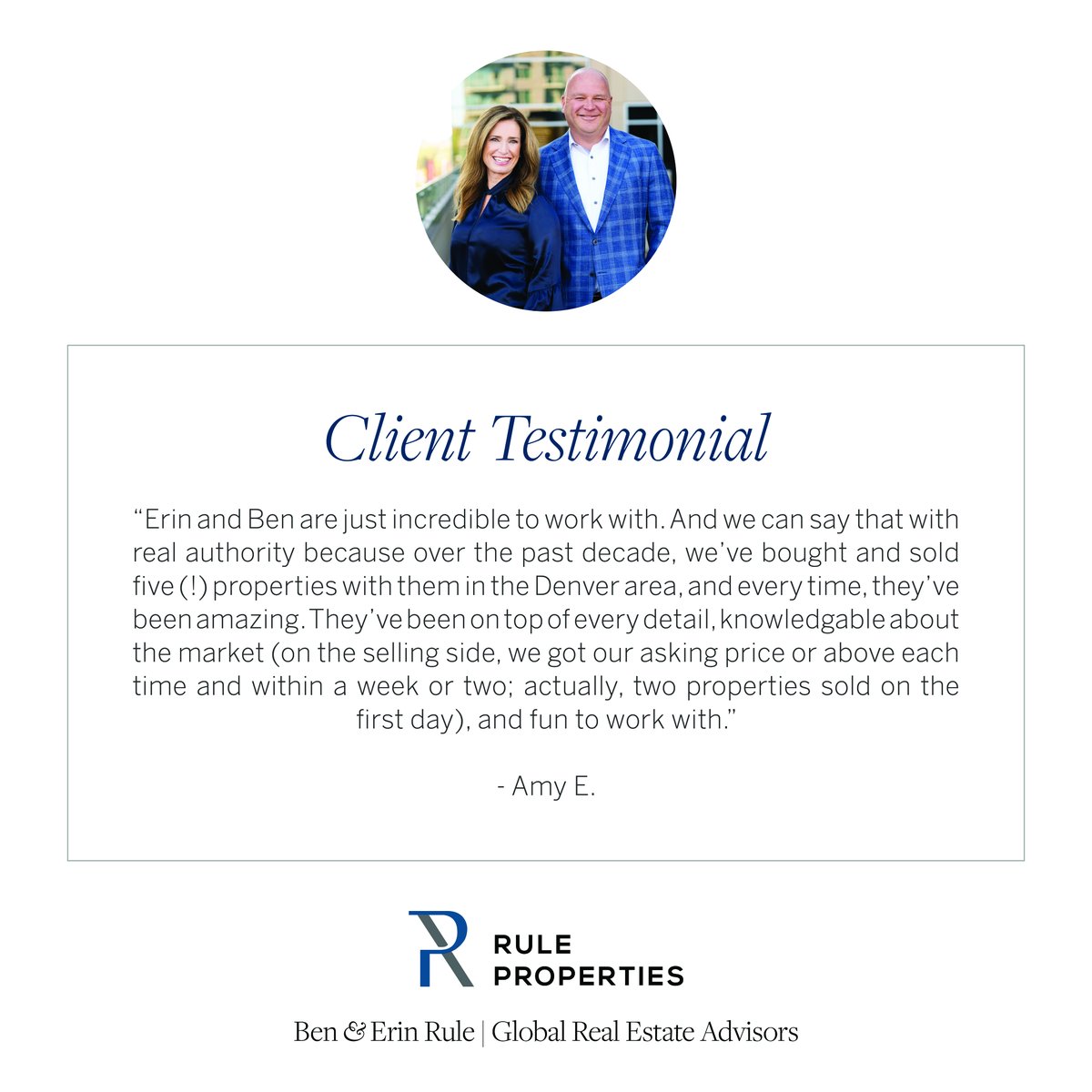 #testimonialtuesday
Always a privilege to help our clients!