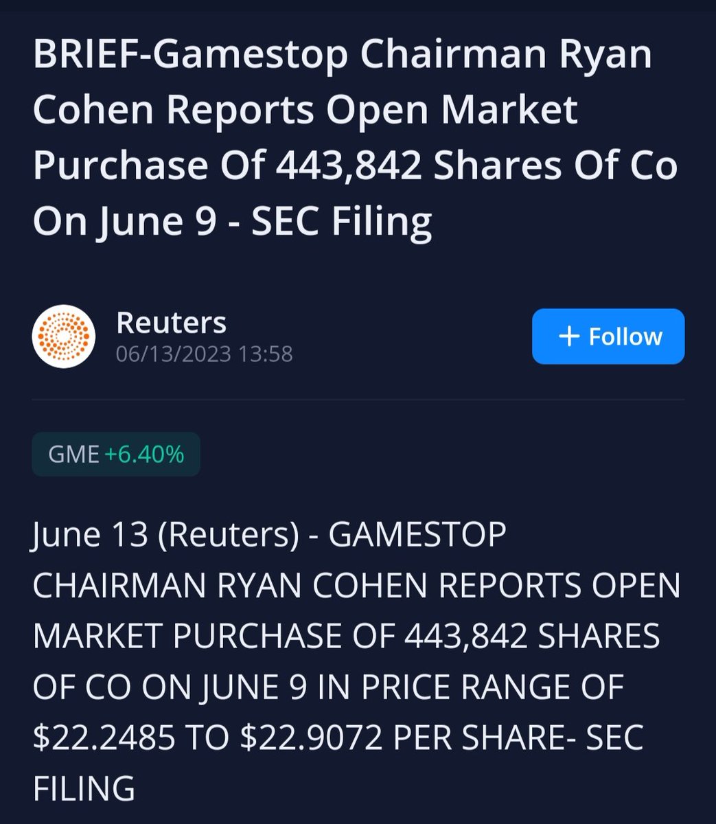 @ryancohen and the board buy shares @CEOAdam and the board sell shares and dilute the stock. See the difference? #AMCSTOCK #AMCNOTLEAVING #GME #AMCSqueeze #AMCNEVERLEAVING