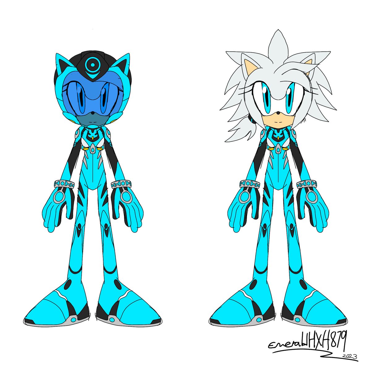 Himari Plugsuit design 
Something that I did for one of my OC Himari the Hedgehog in plugsuit since I was bored and have nothing to do. 
Suit design done by me and it was based from her clothes and also getting inspired from @speendlexmk2 plugsuit design of @Sapphire1X7 OCs.