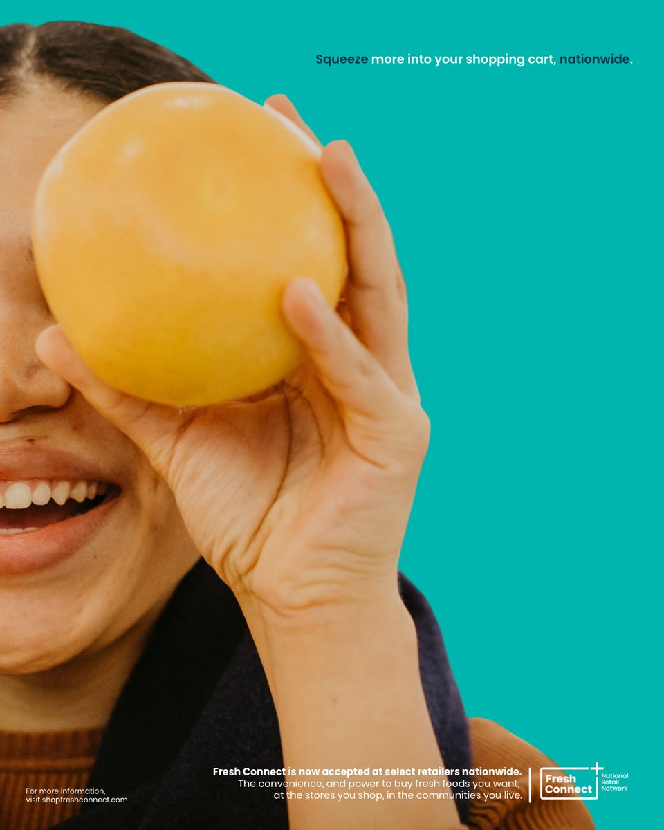 freshconnectbos's tweet image. Fresh Connect now accepted at 25,000+ retailers nationwide! We are thrilled to announce a partnership with @FISGlobal to revolutionize #FreshConnect as a nationwide #foodaccess solution! Now, cardholders buy fresh foods #theywant where #theyshop + live ➡️ bit.ly/3NrkC3a
