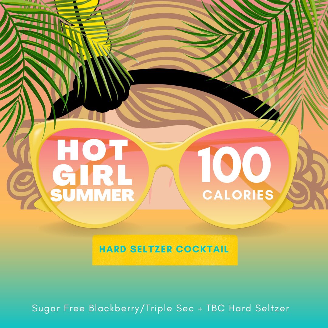 Hot Girl Summer. Less than 100 calories with sugar free syrup. Available now!