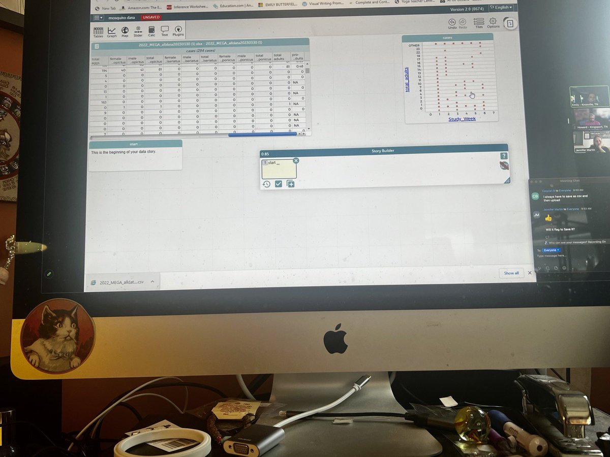 Really enjoying the amazing PD sessions provided by  <a href="/ORAU/">ORAU</a>. This morning I’m learning about working with data using  <a href="/CODAPdatasci/">CODAP</a> and Google Forms, led by <a href="/mrsbutterfield6/">EᗰIᒪY ᗷᑌTTEᖇᖴIEᒪᗪ</a>.