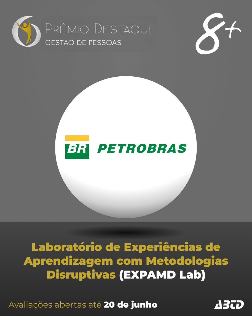 Esse e os demais Cases que concorrem ao Prêmio Destaque Gestão de Pessoas 2023, você pode conhecer e fazer sua avaliação no link abaixo.

Acesse: mla.bs/e9b17bd6

#abtd #treinamento #desenvolvimento #gestãodepessoas #desenvolvendopessoasenegócios