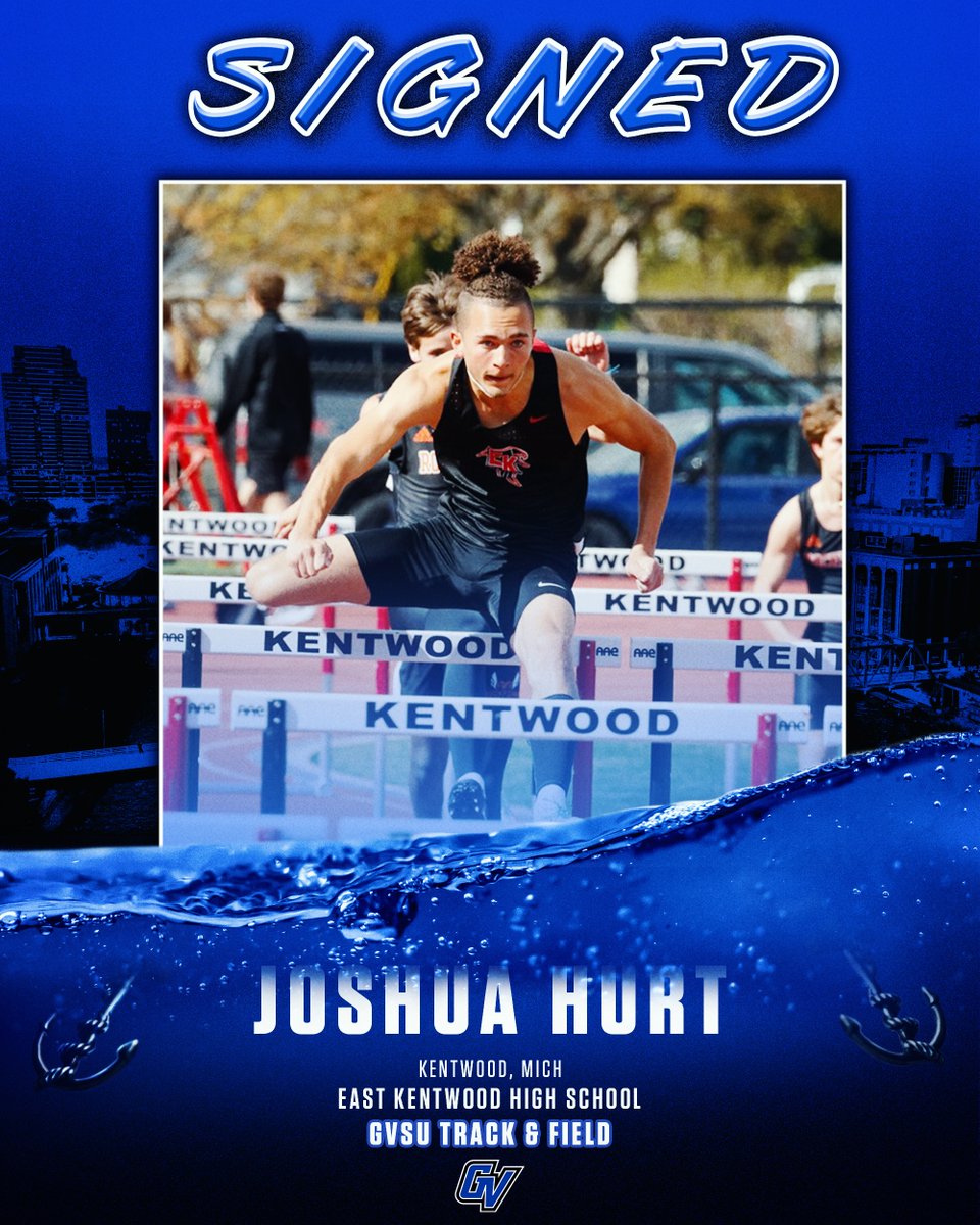GVSUXCTF's tweet photo. ✍️SIGNED        

Welcome to our newest member of the GVSU Track and Field team, Joshua Hurt!⚓️

#AnchorUp https://t.co/9pCR6bdZuk