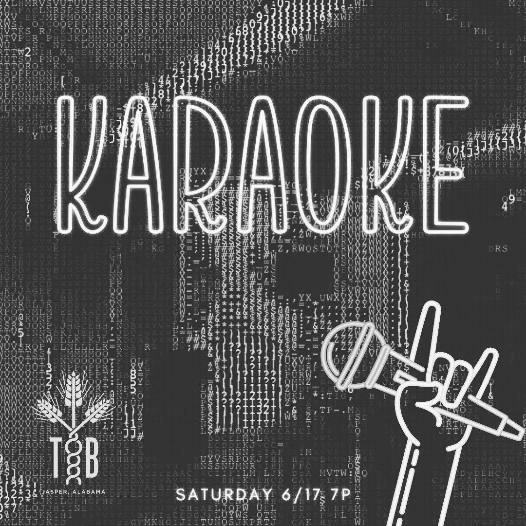 Karaoke this Saturday! Come grab a pint and belt out a song or two!