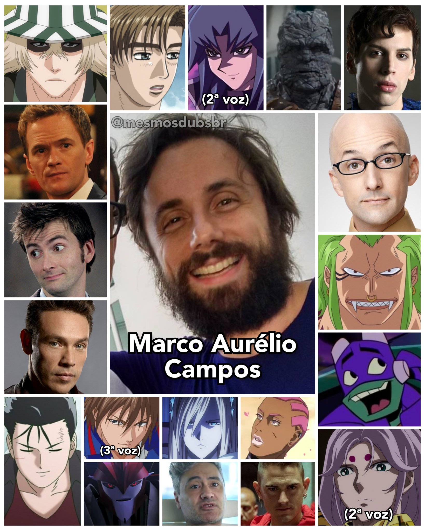 Personagens Com os Mesmos Dubladores! on X: - Lucas Gama