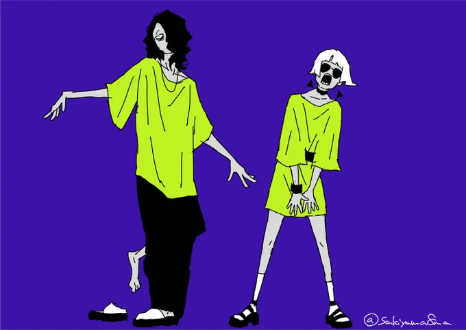 フォルダ見返してたら最近の落書き紫多いのう