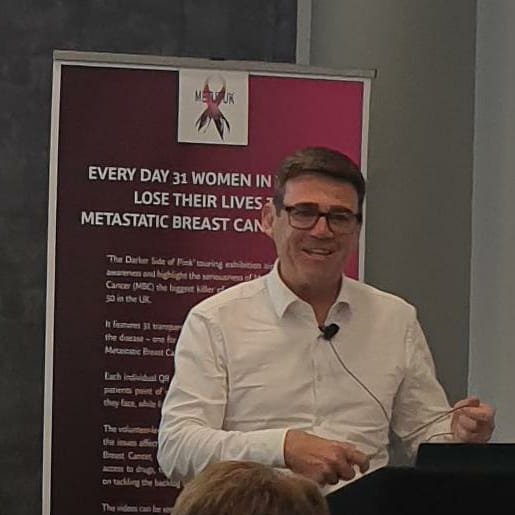 METUPUK (@metupukorg) on Twitter photo Our keynote speaker <a href="/AndyBurnhamGM/">Andy Burnham</a> <a href="/MayorofGM/">Mayor of Greater Manchester</a> gives the closing address at #MBCManc
<a href="/GM_Cancer/">Greater Manchester Cancer Alliance</a>
<a href="/abcdiagnosis/">Jo Taylor BEM</a>
#MetastaticBreastCancer Our keynote speaker <a href="/AndyBurnhamGM/">Andy Burnham</a> <a href="/MayorofGM/">Mayor of Greater Manchester</a> gives the closing address at #MBCManc
<a href="/GM_Cancer/">Greater Manchester Cancer Alliance</a>
<a href="/abcdiagnosis/">Jo Taylor BEM</a>
#MetastaticBreastCancer