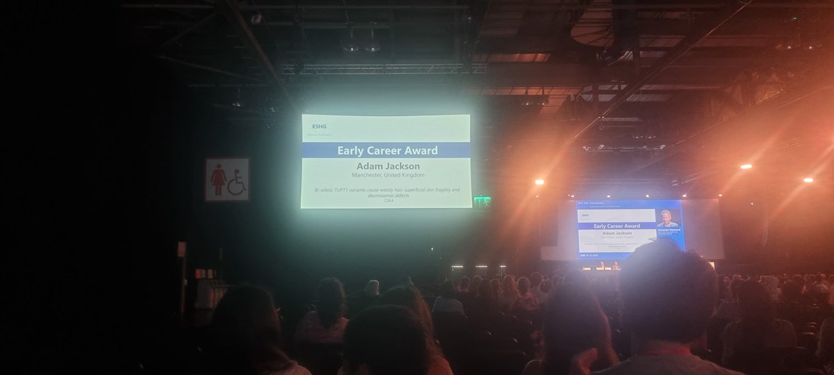 Phenomenal from @adam_jackson89 winning the early career award at #eshg2023!