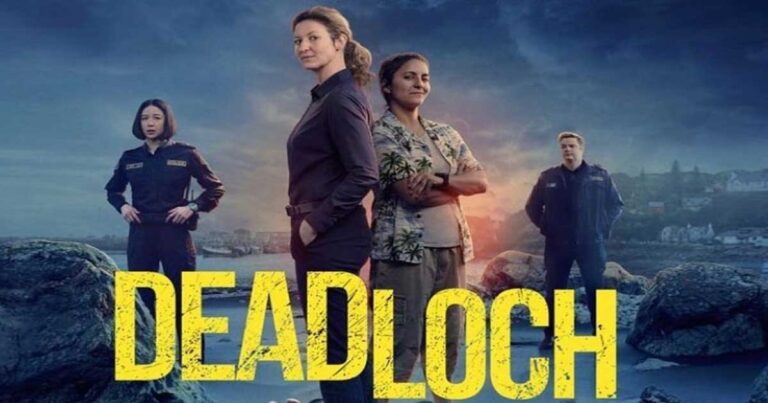 In Deadloch, a body washes up on the beach of a  Tasmanian town, and the local police officer must work with a crass detective to solve the case. What makes this show novel is its blend of absurdist humor and a broody noir atmosphere. Read our review: foreigncrimedrama.com/deadloch-revie…