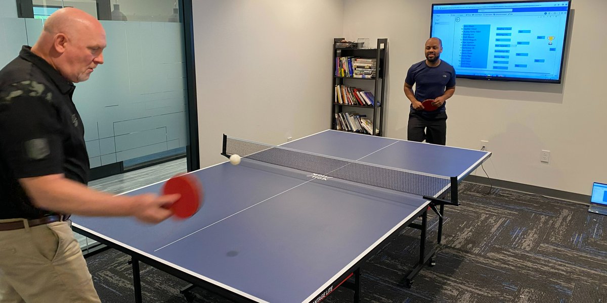 costrategix's tweet photo. Despite fierce competition and some surprise upsets, international champion Ramki emerged victorious as the winner of our Ping Pong Tournament. Thanks to Zach and Kevin for organizing the brackets and month-long challenge during #WellnessMonth! https://t.co/SMxN7nvPmw