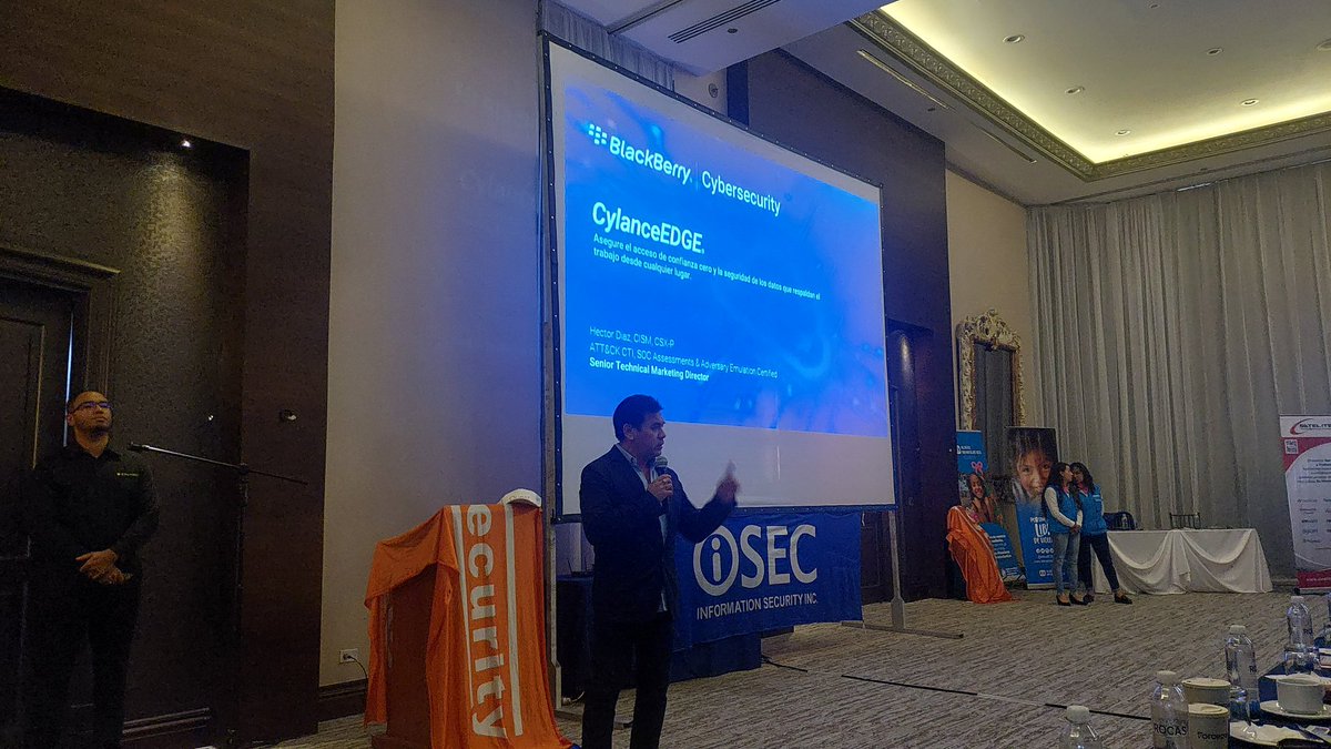 PabloJarrin77's tweet image. Apertura #infosecurity2023 Smart Security in a Cyber World