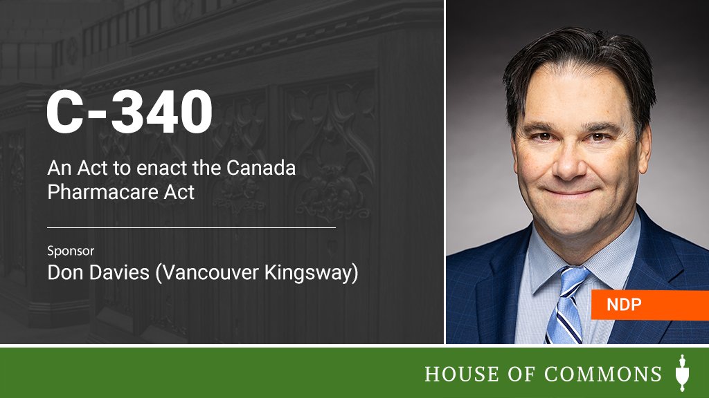 HoCChamber's tweet photo. .@DonDavies introduced Bill #C340 in the #HoC.
The full text of the Bill will be available later today: https://t.co/13x4T6UnEa https://t.co/budDrIY5Rb