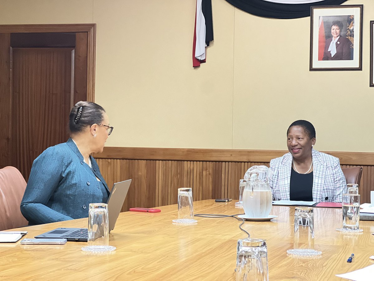 Yesterday, I hosted @PScotlandCSG at @PlanningTT as we discussed ways to incorporate the work being done @commonwealthsec to impact #TrinidadandTobago through #innovation and #youth. #PennyontheJob