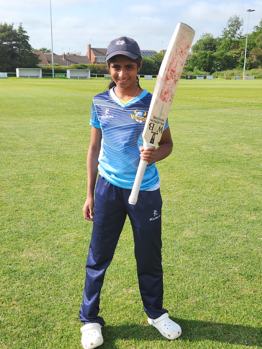 HUGE congratulations to Navya in Year 8, for her MAIDEN CENTURY at County level at the weekend for Yorkshire. Not only was she an opener, she got 102 not out with 13 boundaries along the way!! #century #notout #girlscricket @WGHSYorkshire
