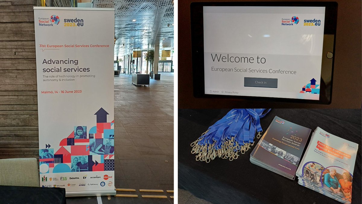 📣The 31st European #SocialServices Conference is almost underway! Making the final preparations before we welcome 670 social services leaders to #Malmö tomorrow. Follow us at #ESSC2023 to join the conversation!  Find out more: essc-eu.org