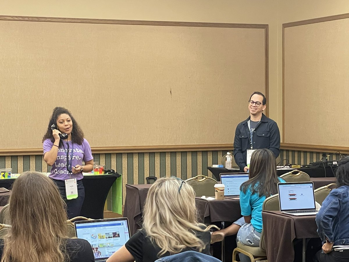 Loved watching @TechCoachSoto and @GilbertBarrer13 showcasing how to balance student independence with @Seesaw. @TCEA #ETC2023 @NISDAcadTech #NISDinnovate