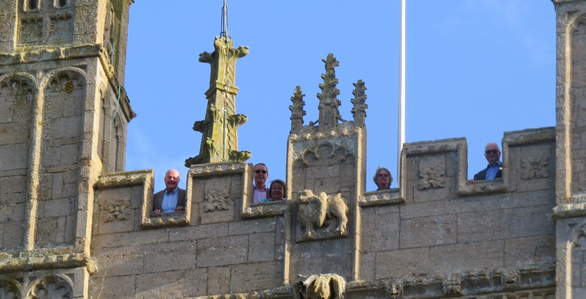 RotarySN's tweet photo. A big thank you to @RectoryStneots who recently facilitated the view from the church tower which preceded the first ever Rotarians inducted into an impact group in UK. @Westymar @RotaryGBI https://t.co/okCb3axosq