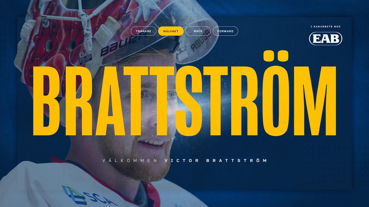 HV71's tweet photo. ✍️ Välkommen till HV71, Victor Brattström!
Läs mer om nyheten på https://t.co/WnpHoP2trz #HV71 https://t.co/7KfVv8ZI55