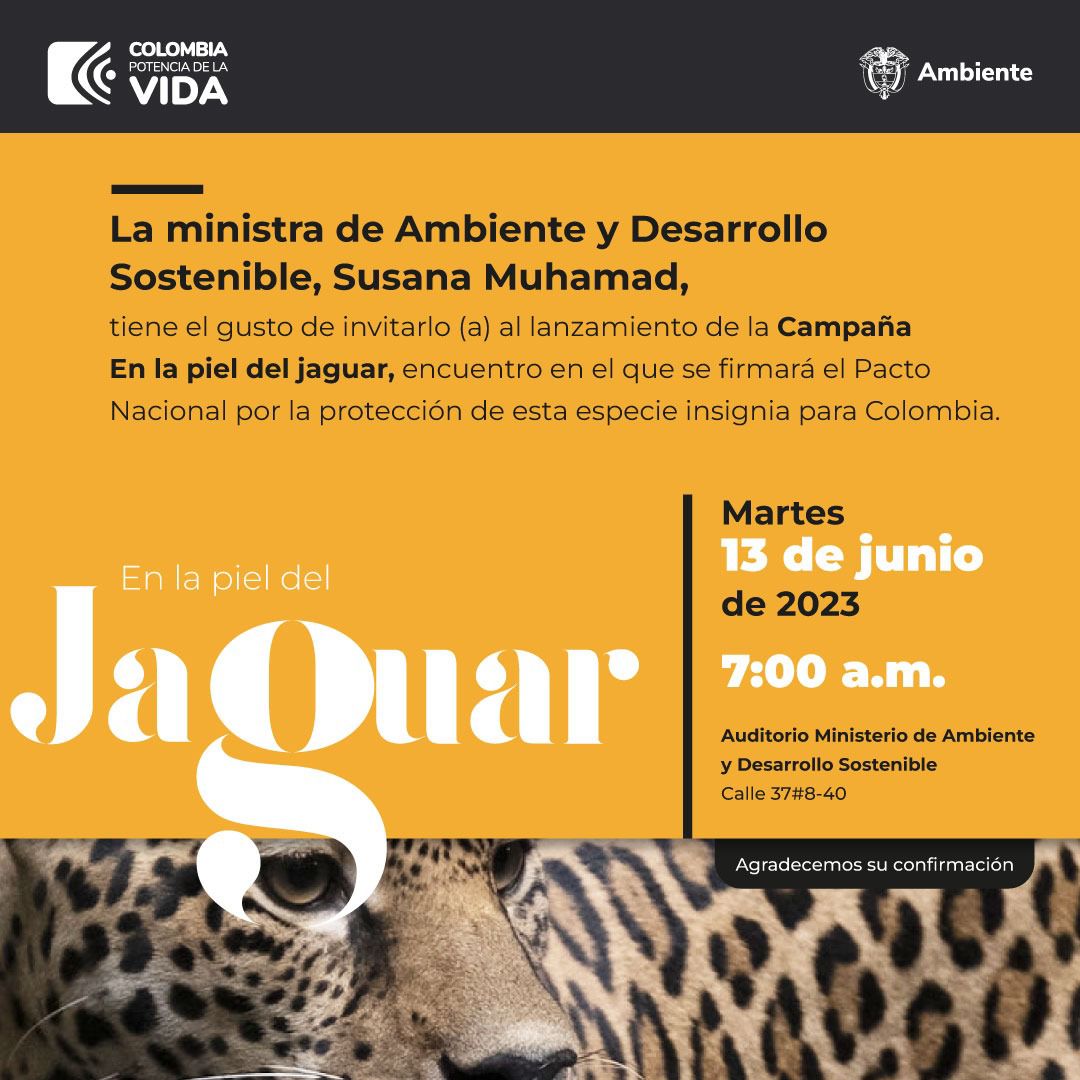 ICNUNAL's tweet photo. #ICN Nuestro Instituto se une como parte académica del Pacto Nacional por la protección y la coexistencia con el Jaguar del @MinAmbienteCo. #EnLaPielDelJaguar https://t.co/T1dZv30ca0
