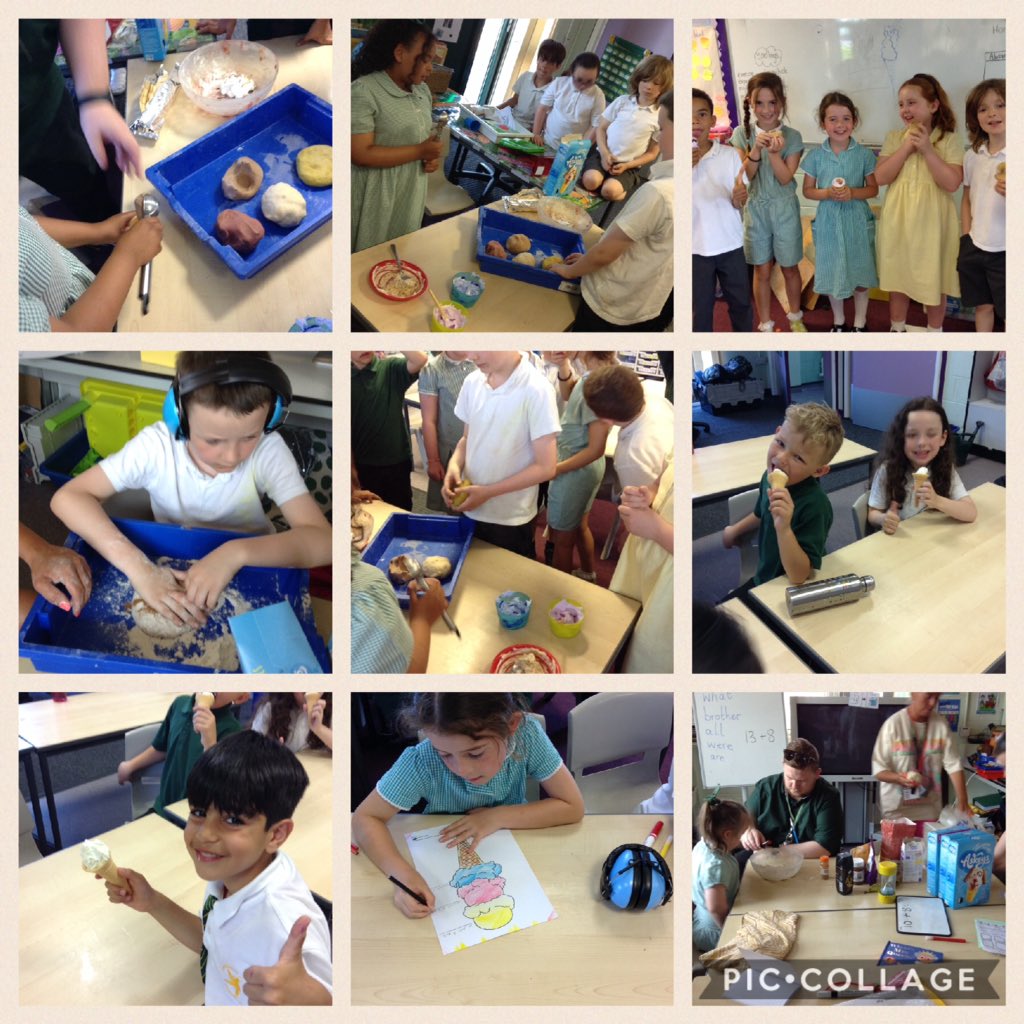 Year 3 had great fun this afternoon. We pretended to be opening an ice cream shop in Spain for our Spanish afternoon. #swhspanish