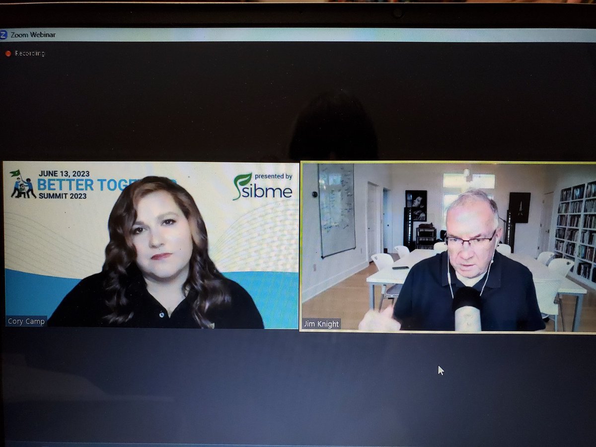 Fabulous Summer PD with <a href="/jimknight99/">Jim Knight 🇺🇦</a> this morning! #sibmeBetterTogether
