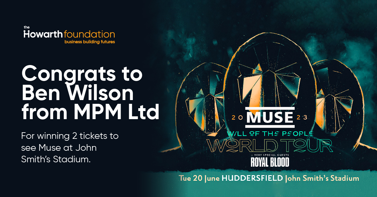 📣 ANNOUNCEMENT 📣 A huge thank you to everyone who liked our page and shared the post to be in with a chance to win 2 x tickets to see Muse at @JS_Stadium on Tuesday 20th June 2023. Well done to Ben of @MPMLimited who is the winner! We hope you enjoy the night 😊