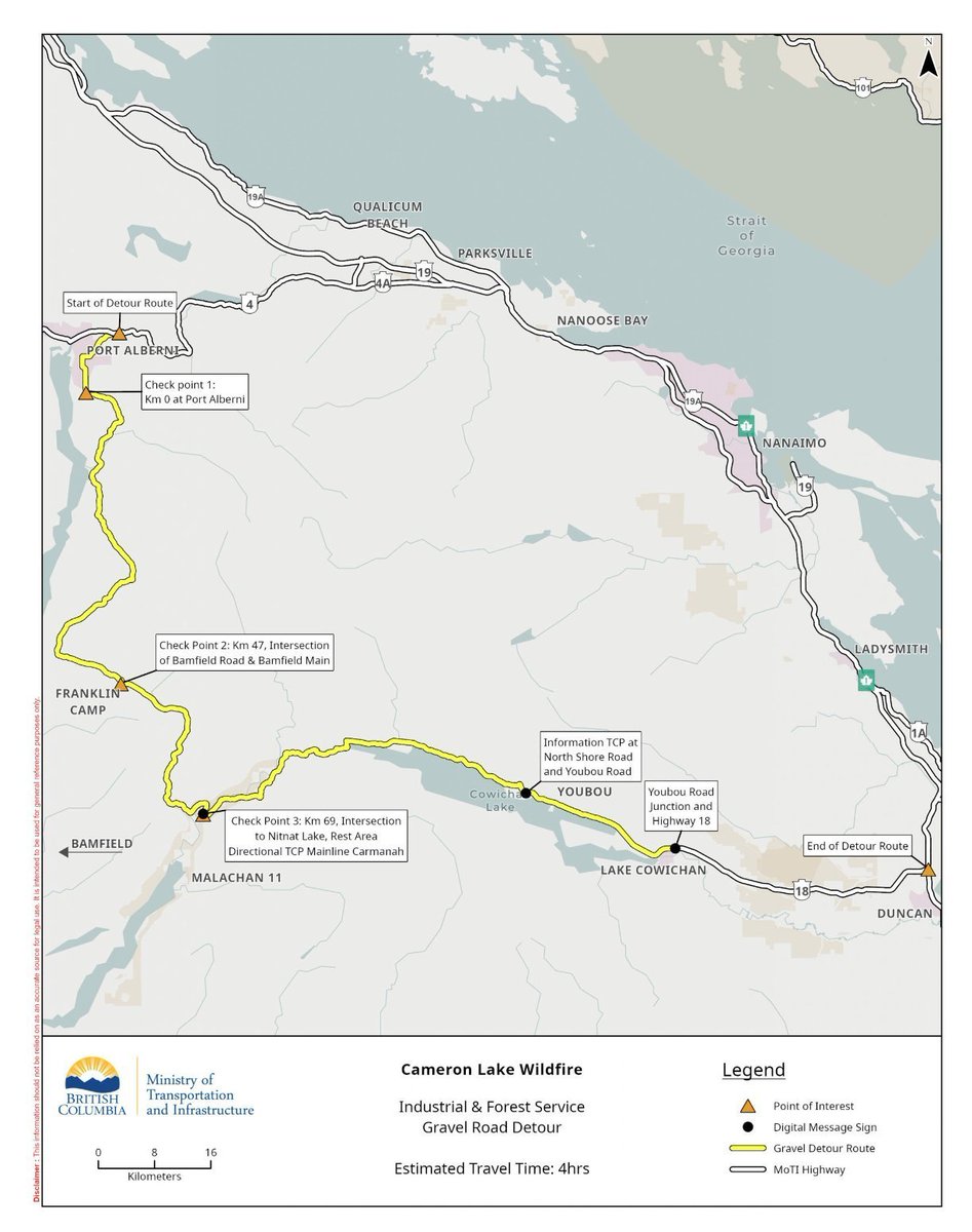 DriveBC on Twitter "Current ⛔ BritishColumbia Highway closures due to