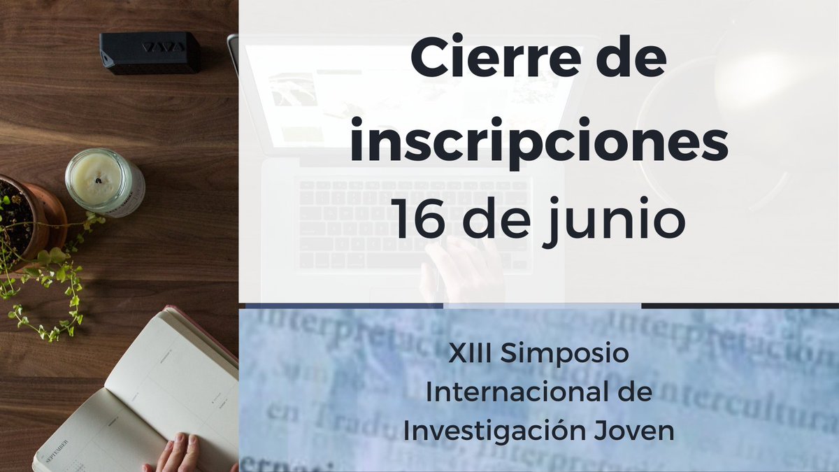 ⚠️ ¡Atención! Solo quedan 3 días para que cierre la inscripción al Simposio

Toda la información para formalizar la inscripción  webs.uab.cat/simposi/es/ins…👇