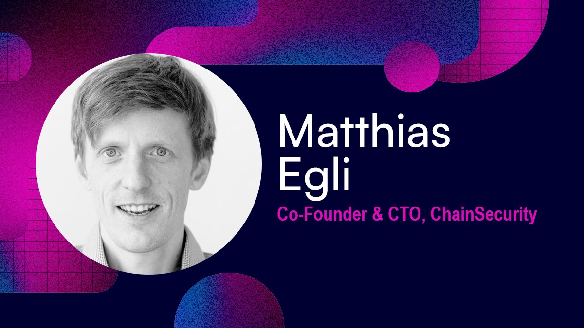 🎙️ Speaker Announcement! 🎉

Join us at the #DeFiSecuritySummit to hear <a href="/MatthiasEgli/">matthiasegli.eth</a> of <a href="/chain_security/">ChainSecurity</a> talk about

“Deployment Validation and the Introduction of the DVF Standard”

Stay tuned for more updates on our lineup! 🌟

🌐 More info: defisecuritysummit.org