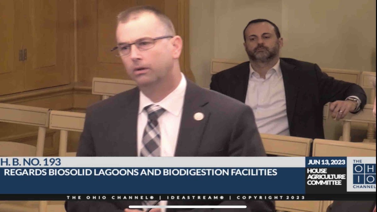 Discussing H. B. No. 193 Regarding biosolid lagoons and biodigestion facilities in House Agriculture- Watch LIVE here: ow.ly/SQVa50OMZTt