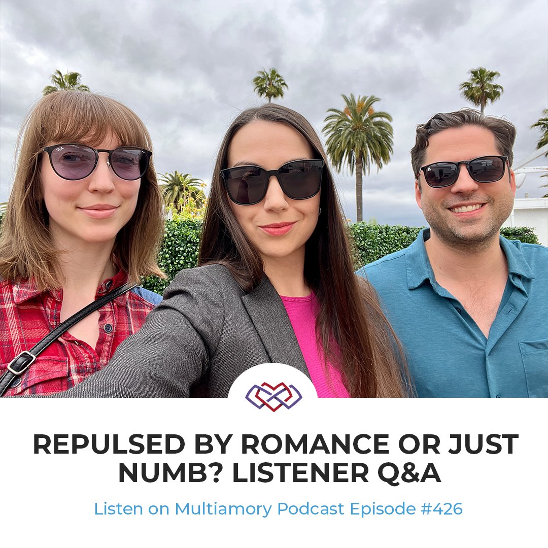 multiamory's tweet photo. This week we have some questions about how to communicate honestly in more casual relationships, emotional challenges of de-escalation or breakups, as well opening up a relationship or starting to date someone new. #multiamorypodcast #multiamory https://t.co/1yWS0hApu3 https://t.co/OKgWDMfd23