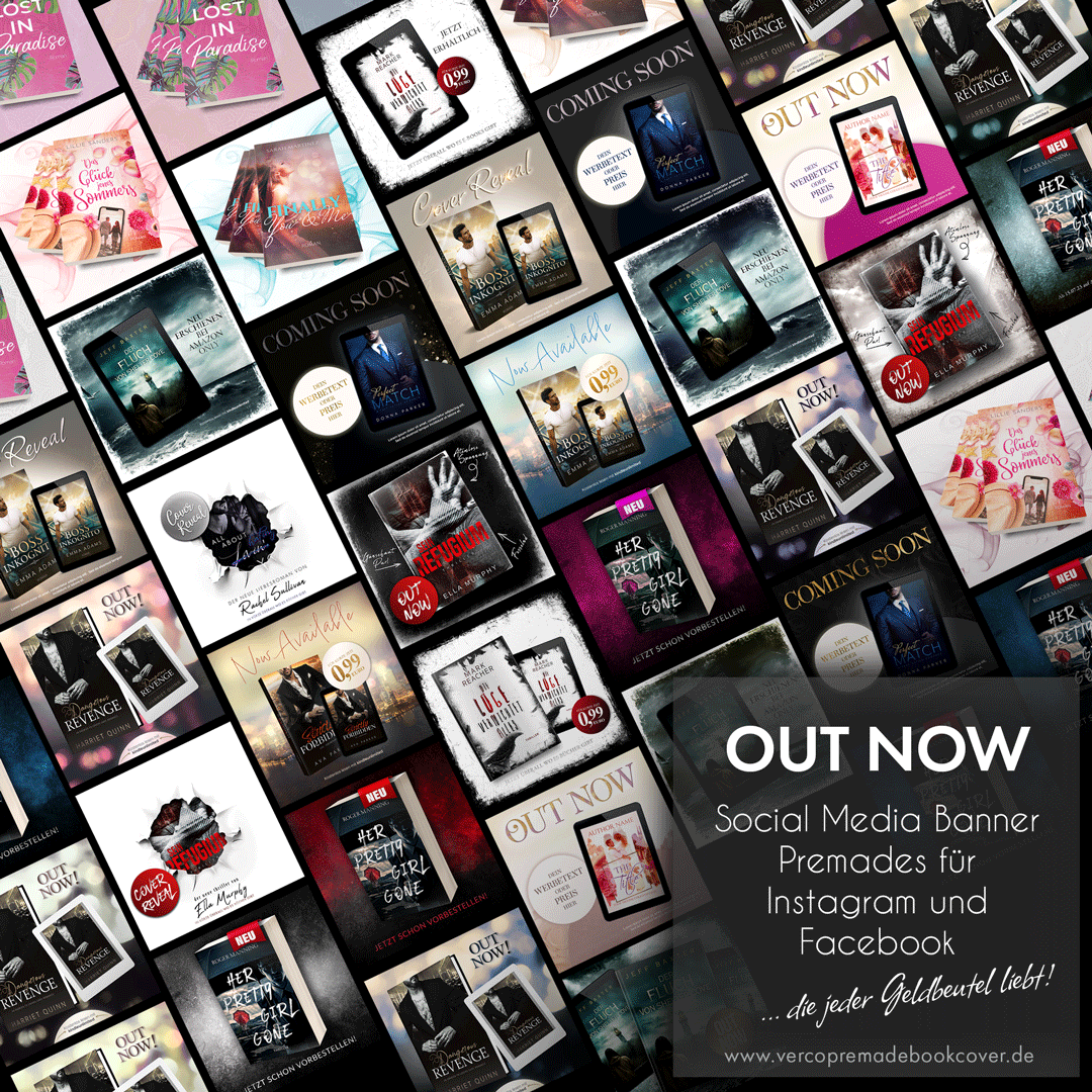 VercoDesign (@designverco) on Twitter photo VercoDesign
Entdecke jetzt unsere brandneuen Social Media Premade Banner für dein Buchprojekt! Wir freuen uns auf dich. ❤️
vercopremadebookcover.de/social-media-p…
#SocialMediaAds #DigitalMarketing #SocialMediaPromotion #BookPromo
#AuthorLife #BookLovers #ReadersOfInstagram
#Bookstagram VercoDesign
Entdecke jetzt unsere brandneuen Social Media Premade Banner für dein Buchprojekt! Wir freuen uns auf dich. ❤️
vercopremadebookcover.de/social-media-p…
#SocialMediaAds #DigitalMarketing #SocialMediaPromotion #BookPromo
#AuthorLife #BookLovers #ReadersOfInstagram
#Bookstagram